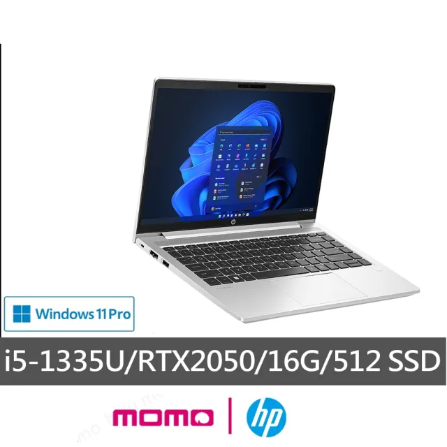 【HP 惠普】14吋i5獨顯RTX商用筆電(ProBook440G10/8G0L3PA/I5-1335U/RTX2050-4G/16G/512SSD/W11P/333)