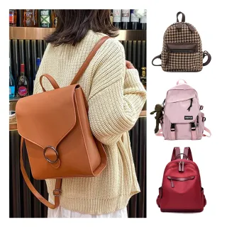 【I FUN】現貨 歐美簡約風大容量雙肩後背包_15款任選※(雙肩包/售完不補)