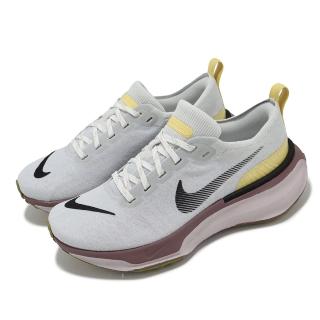 【NIKE 耐吉】慢跑鞋 Wmns ZoomX Invincible FK 3 女鞋 灰 黃 輕量 回彈 路跑 運動鞋(DR2660-005)