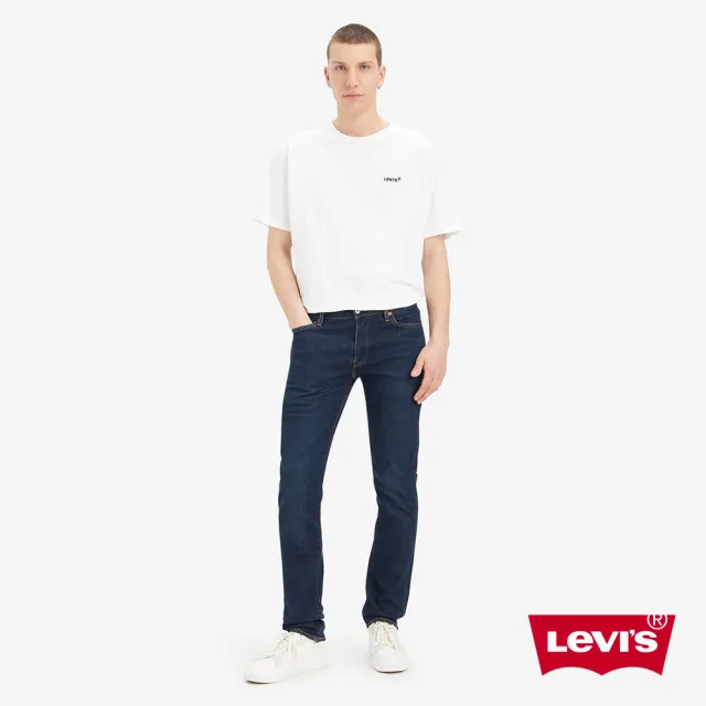 【LEVIS】男款 511低腰修身窄管牛仔褲/精工深藍染水洗/赤耳/彈性布料 熱賣單品 04511-5469