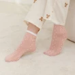 【OB 嚴選】韓國製立體浮雕織紋粉嫩系中筒襪 《ZA1380》