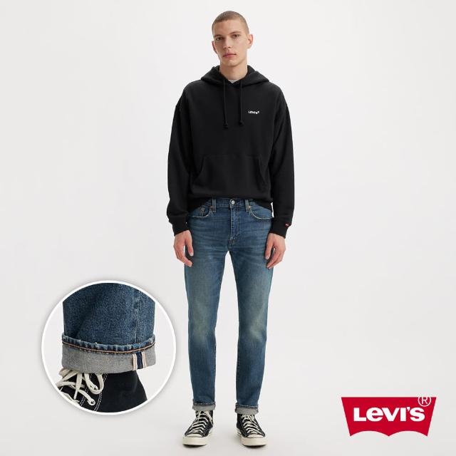 【LEVIS 官方旗艦】男 上寬下窄 502舒適窄管牛仔褲/赤耳/精工深藍刷色水洗/彈性布料 人氣新品 29507-1449