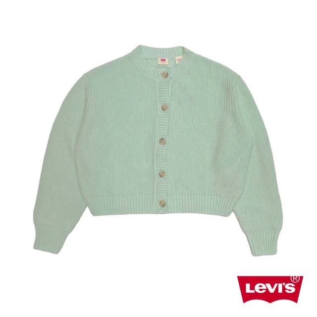 LEVIS 女款 開襟毛衣 嫩芽綠 人氣新品 A3235-0016