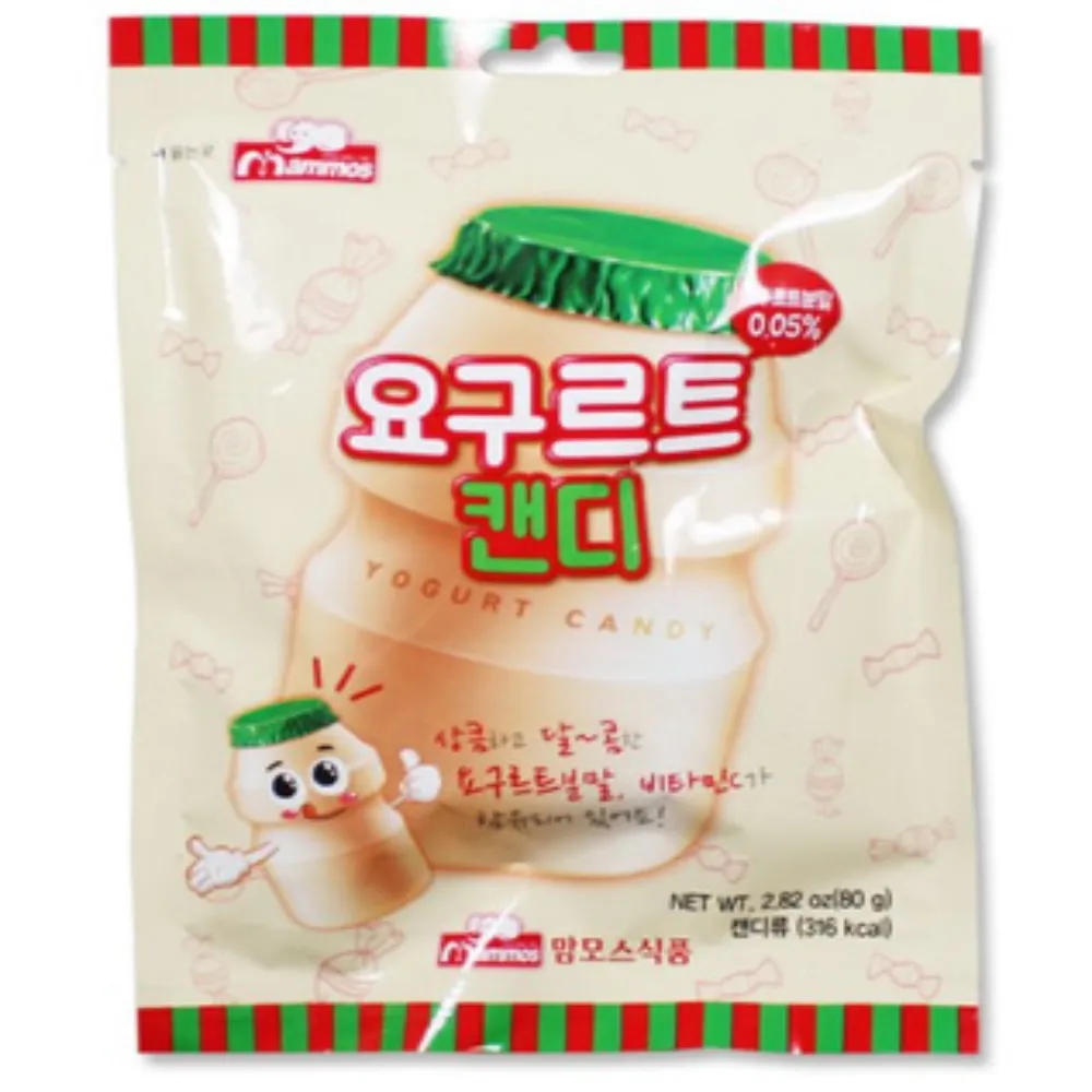 【MAMMOS】韓國 優格糖 80公克(x3包)