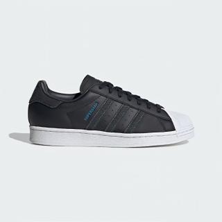 【adidas 愛迪達】休閒鞋 男鞋 運動鞋 三葉草 SUPERSTAR 黑 ID4687