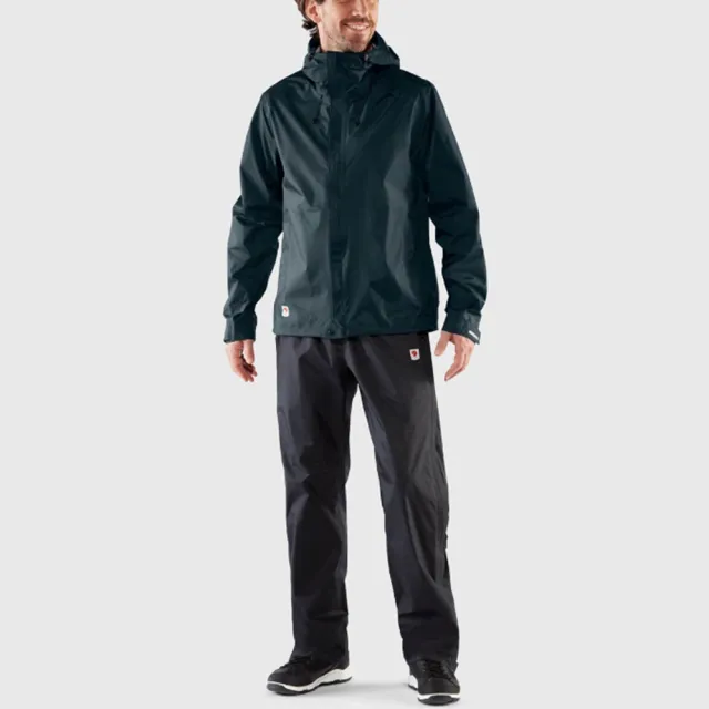 【Fjallraven】High Coast Hydretic 防水夾克 男(FR87350-560海軍藍 FR87350-620綠)