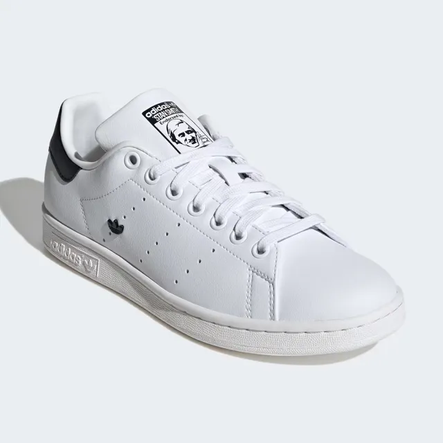 adidas 愛迪達】Stan Smith 女鞋白黑色史密斯低筒經典三葉草愛迪達休閒