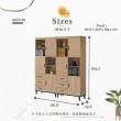 【Hampton 漢汀堡】華莉絲黃橡木5.3尺書櫥組(一般地區免運費/櫃子/書櫃/收納櫃/置物櫃)