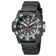 【LUMINOX雷明時】CARBON SEAL 3800碳纖維超級海豹系列腕錶 瑞士錶(黑x白時標46mm)
