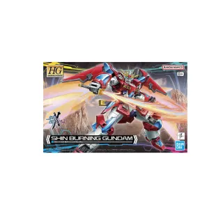 【BANDAI 萬代】HG 1/144 鋼彈創鬥元宇宙 神燃燒鋼彈 5065712(代理)