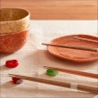 【HOLA】WAGA 斑斕陶瓷亮釉深碗14.5cm 橘