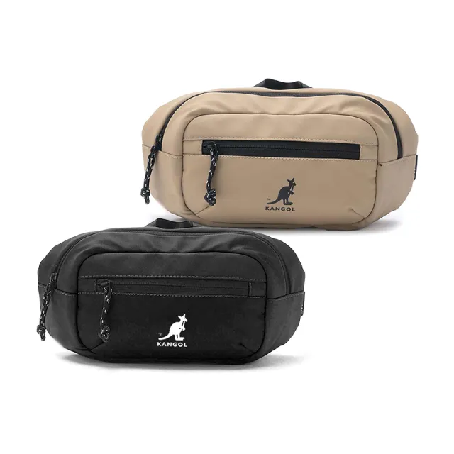 【KANGOL】袋鼠 經典LOGO胸包 運動包 防潑水(62255780)