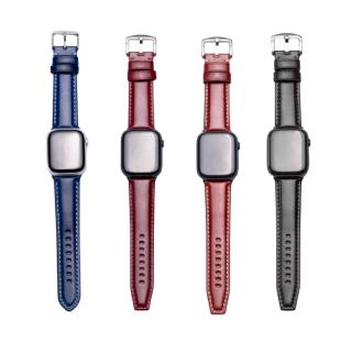 【N.M.N】Apple Watch 智慧手錶帶/極致系列/義大利皮革錶帶 四色任選 42mm - 49mm(AP-WA42-44-45-49-900)