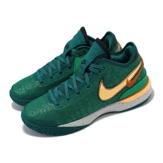 【NIKE 耐吉】籃球鞋 LeBron NXXT Gen EP 綠 橘 LBJ 男鞋 中筒 氣墊 緩震(DR8788-301)