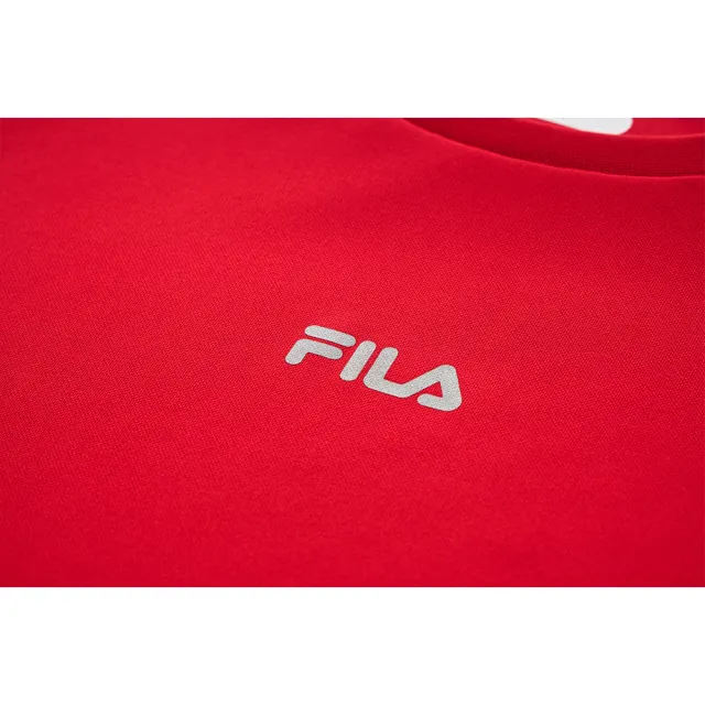 【FILA官方直營】女抗UV吸濕排汗T恤-紅色(5TEY-1318-RD)