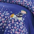 【KIDULT 繪見幾米】夜空 刺繡 兩用被床包組(雙人床組)