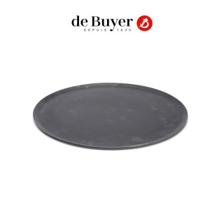 【de Buyer 畢耶】『輕礦藍鐵烘焙系列』圓形披薩烤盤32cm