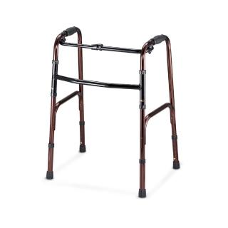 【助行器】咖啡色標準型(#155 ~ 175cm#老人助行多功能#子步專用#腿骨折四腳柺杖#防滑老人器#助器行走助)