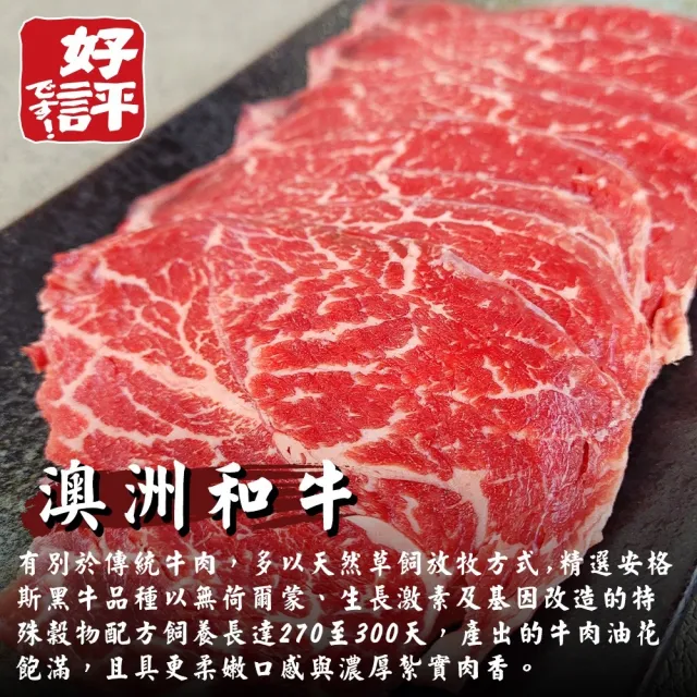 【海肉管家】澳洲M8-M9和牛霜降肉片(4盒_150g/盒)
