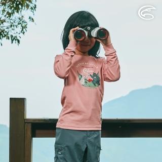 【ADISI】童智慧纖維超輕速乾長袖圓領圖騰上衣AL2221016(排汗快乾 單向導濕 輕量 彈性 機能)