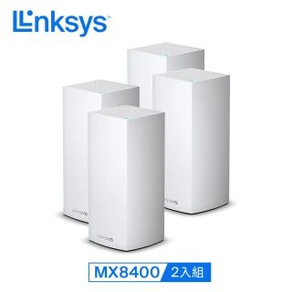 4入 Linksys Velop AX4200 三頻 Mesh WIFI6 路由器/分享器(MX8400-AH)