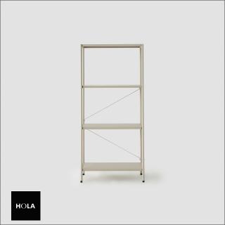 【HOLA】伊登鐵製烤漆四層架60 杏