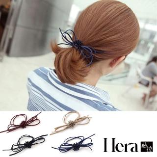 【HERA 赫拉】ll現貨ll手工蝴蝶結雛菊二用手圈/髮圈/髮束-隨機色2入組(髮飾 髮圈)
