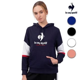 【LE COQ SPORTIF 公雞】潮流生活連帽T恤 男女款-4色-LWS23832