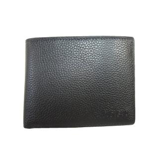 【SNOW.bagshop】短夾男仕短型皮夾進口專櫃(100%進口牛皮革材質固定型證件夾特殊加長尺寸)