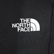 【The North Face】燙印LOGO休閒運動長褲(黑x白/男款)
