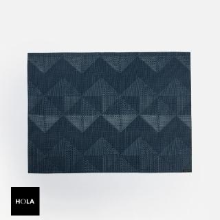 【HOLA】Chilewich菱格紋餐墊36x48cm灰藍色
