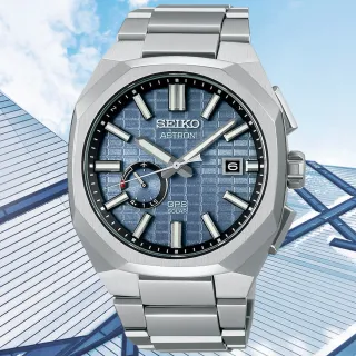 【SEIKO 精工】ASTRON系列 限量 GPS衛星對時 鈦金屬 多邊形太陽能腕錶 新年禮物(SSJ013J1/3X62-0AA0B)