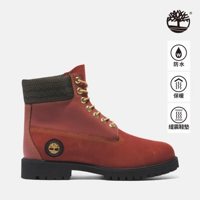 Timberland 男款深紅色新年特別款防水六吋靴(A29PNER0)