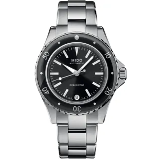 【MIDO 美度】Ocean Star 海洋之星 復古風格潛水機械腕錶(M0262071105100/官方授權經銷商M2)