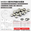 【MASSA-G 】NOX尼克斯金屬鍺錠白鋼手鍊(3顆奧地利水晶)