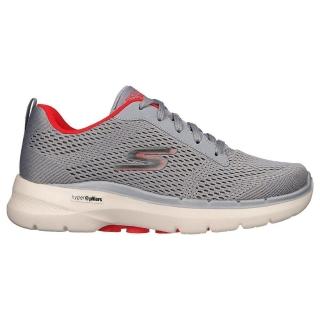 【SKECHERS】Go Walk 6 Avalo 2.0 男 健走鞋 運動 休閒 避震 灰紅(216624GYRD)