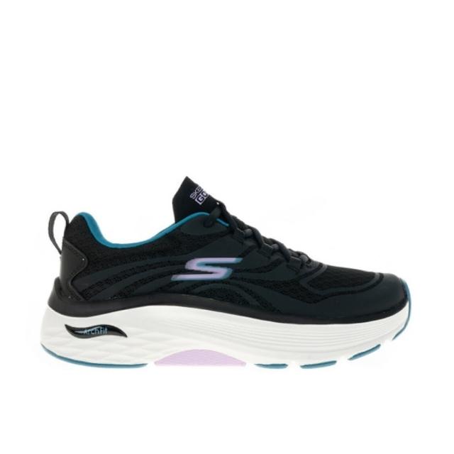 【SKECHERS】GoRun Max Cushioning Arch Fit 女 慢跑鞋 黑藍(128311BKBL)