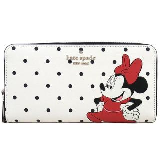 【KATE SPADE】拼接皮革聯名長夾