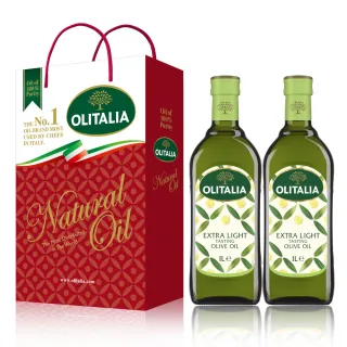 【Olitalia 奧利塔】精緻橄欖油禮盒組(1000mlx2 瓶)