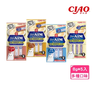 【CIAO】日本啾嚕肉泥AIM腎臟保健機能泥 8g*5入/包(貓零食、貓肉泥)