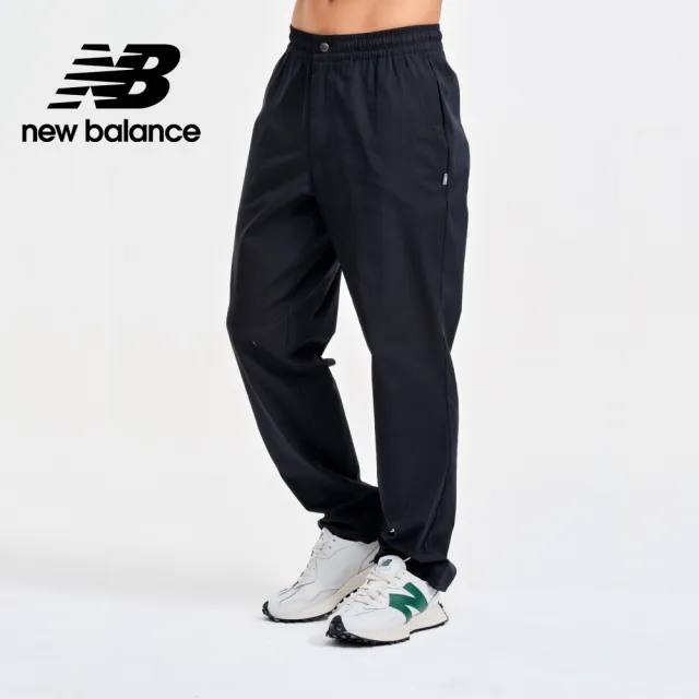 【NEW BALANCE】NB簡約休閒長褲_AMP41575BK_男性_黑色(亞版 版型正常)