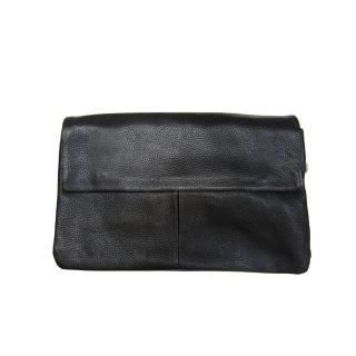 【SNOW.bagshop】618 真皮 手拿肩斜背小容量三層主袋臺灣製(真皮包包 扁包100%進口軟質牛皮革+棉質內裡布)