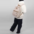 【NIKE 耐吉】後背包 Jordan Monogram 米白 棕 大容量 軟墊 多夾層 筆電包 雙肩包(JD2413018AD-001)