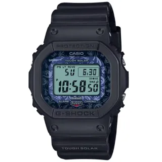 【CASIO 卡西歐】G-SHOCK 經典共存 保護生態 限量聯名 雙髻鯊 藍牙 電波 太陽能電力 GW-B5600CD-1A2_42.8mm