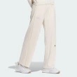 【adidas 愛迪達】Lounge KN PT 女款 白色 運動 休閒 訓練 口袋 棉褲 長褲 IP0746
