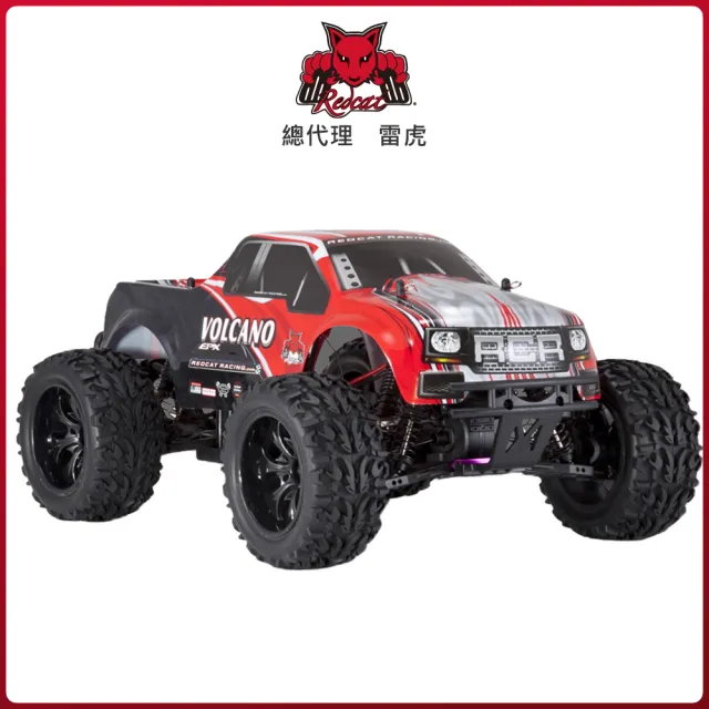 【Redcat Racing】VOLCANO EPX 1/10 四驅大腳車 紅 6050RT-05925(大腳車)