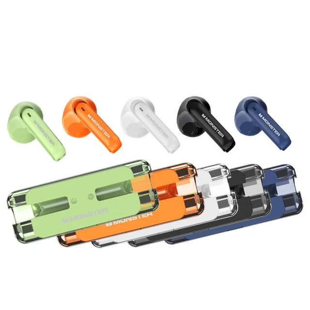 「透明美學，電競靈魂」：Monster XKT08 真無線耳機，重新定義千元以下的極致性價比