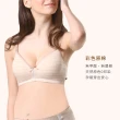 【Gennies 奇妮】哺乳內衣 天然彩棉無鋼圈內衣(自然棕)