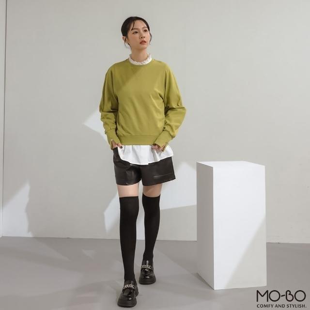 【MO-BO】MIT抗菌立體反摺寬袖上衣