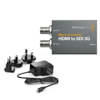 【Blackmagic Design】Micro Converter HDMI to SDI 3G 微型視訊轉換器 含變壓器(CONVCMIC/HS03G/WPSU)